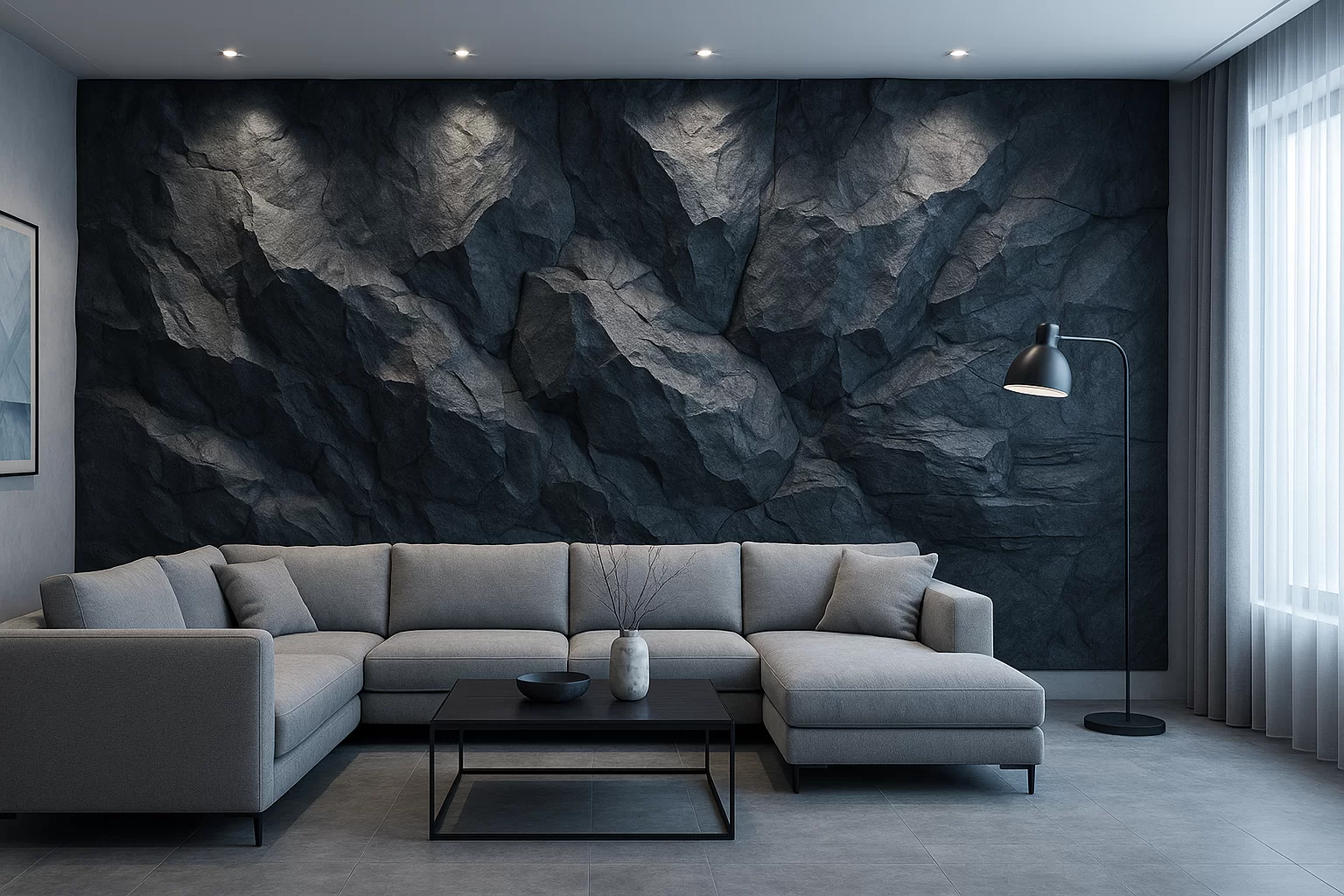 3D скала из гипса для загородного дома 3+pinterest